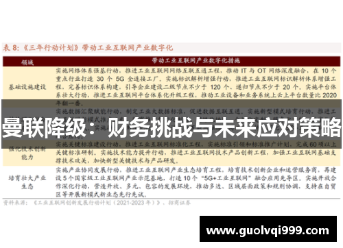 曼联降级:财务挑战与未来应对策略 曼联降级:财务挑战与未来应对策略